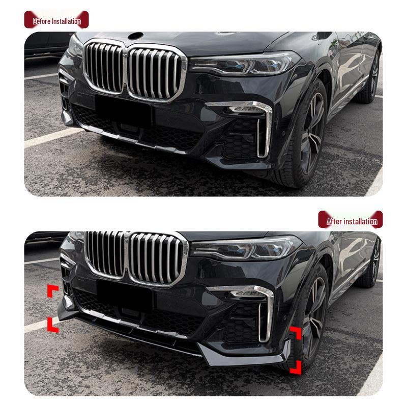 BMW X7 G07 (2019-2022) M Sport Front Lip Spoiler Air Deflector Body Kit