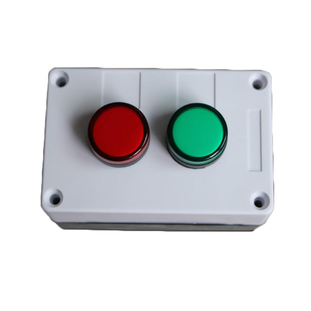 1× Start Stop Push Button Station Switch Remote Motor Solenoid Button Switch Box