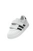 Adidas Breaknet Lifestyle Court Velcro Boys and Sizes Footwear Black Cm Kids' Sneakers, Two-Strap, Closure, Girls, 12-16.5cm, LSJ09, White/Core