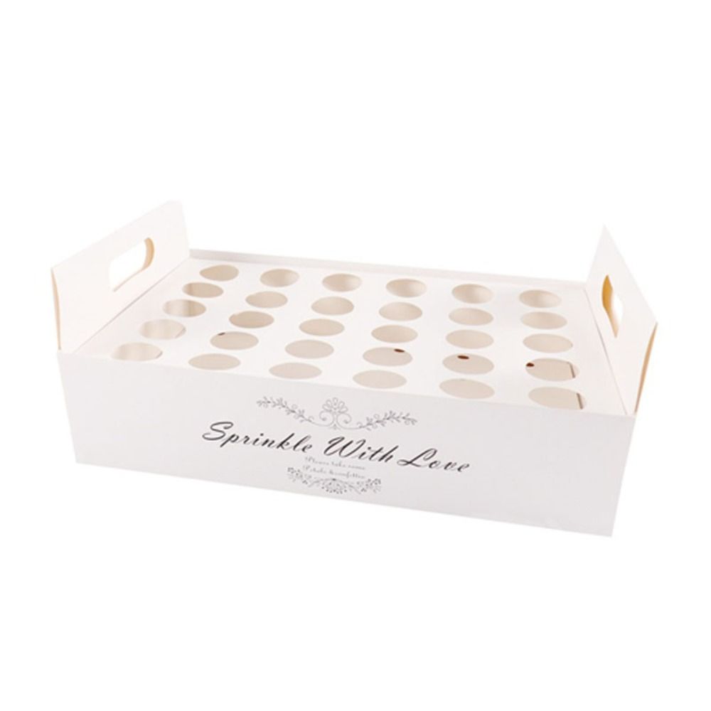 Wedding Supplies Confetti Cone Holder Kraft Paper Stand Box Confetti Cone Tray Wedding Party