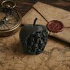 Künstlerische Totenkopf-förmige Statuen 3D-gedrucktes Apfel-Tischornament, Kreative Statue mit Totenköpfen, Kompakte Gotische Regaldekorationen Realistisch Schreibtisch