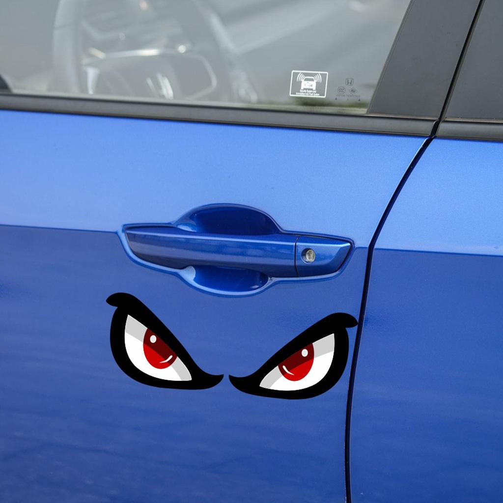 Geländewagen Dekoration 3D Simulation Haifischauge Aufkleber Auto Karosserie PET Abziehbilder
