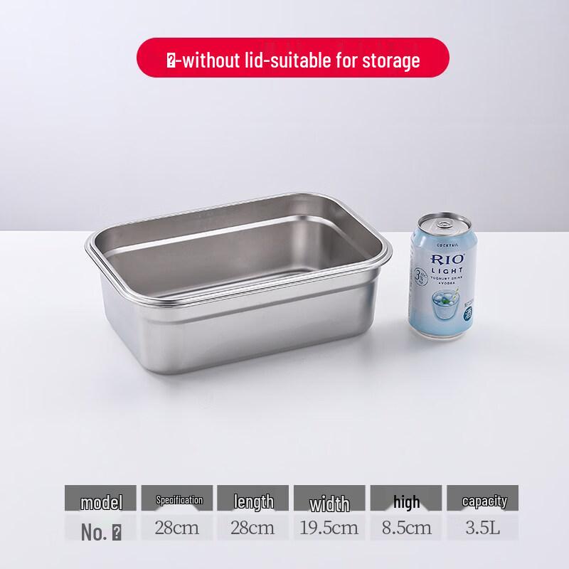 

304 Stainless Steel Food Storage Container