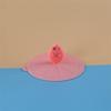 Mug Lid 108mm X 115mm Silicone Lid, Food-grade Silicone, Dust-proof and Evenly Divided Lid, Cartoon-shaped Head, Cute Design
