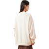 Anta Lifestyle Series Letter Round Neck Pullover Fleece Sweatshirt Unisex Sweatshirt Beige 972338702-1
