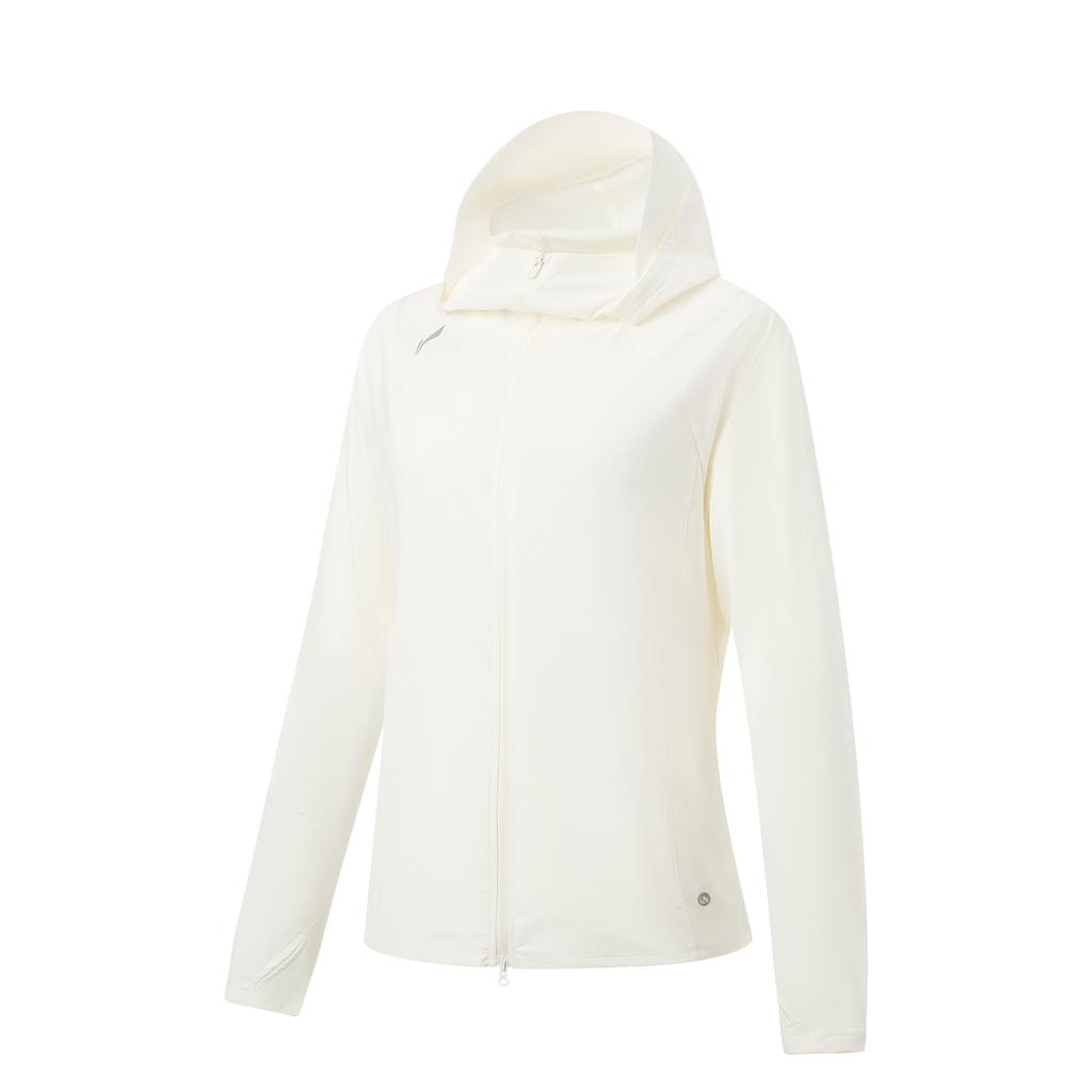 Li-Ning Fitness Series Hooded Logo Letter Stitching Workout Jacket Women jackets AFDW730-1