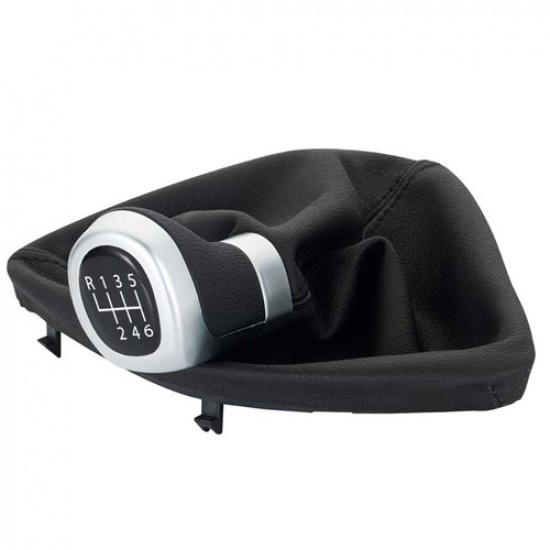 Gear Shift Lever Knob 6 Speed Manual Shifter Lever Boot Cover for BMW 1 Series