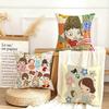 Cute YYoshitomo Nara Various Sizes Square Pillow Case For Car Home Bedchamber Decor