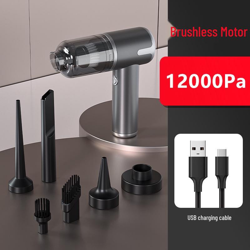 High-Power Brushless Wireless Handheld Vacuum: Wash & Blow All-in-One