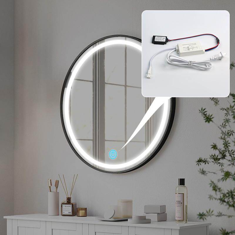 Single Touch On/Off LED Light High Voltage Mirror Touch Switch for AC 220V LED Light