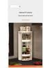 Triangle Kitchen Spice Rack: Wall-Mounted, Rotating Storage Shelf with Large Capacity and Punch-Free Corner Organizer