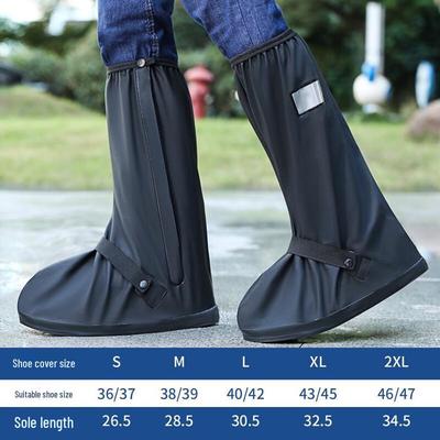 Men's Durable Waterproof Rain Shoe Covers