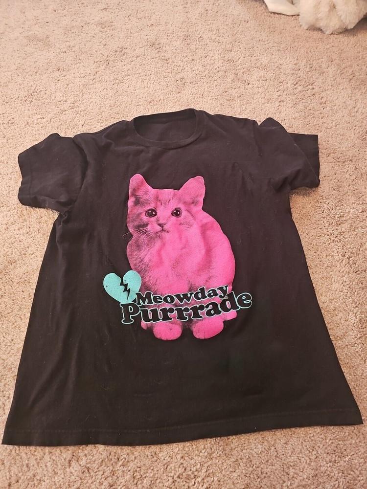 

Rare Mayday Parade Band Cat Meowday Purrade Unisex T-Shirt All Size MC474 Unisex T-Shirt S