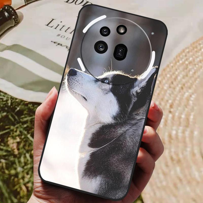 For Nothing Phone 3A Pro Case Phone3A Pro Cool Painted Silicone TPU Soft Cover for Nothing Phone 3A Pro A059P Cases Black Shells