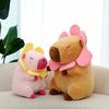 Sunflower Capybara Plush Toys Adorable Cartoon Girl Kid Holiday Gifts Dolls