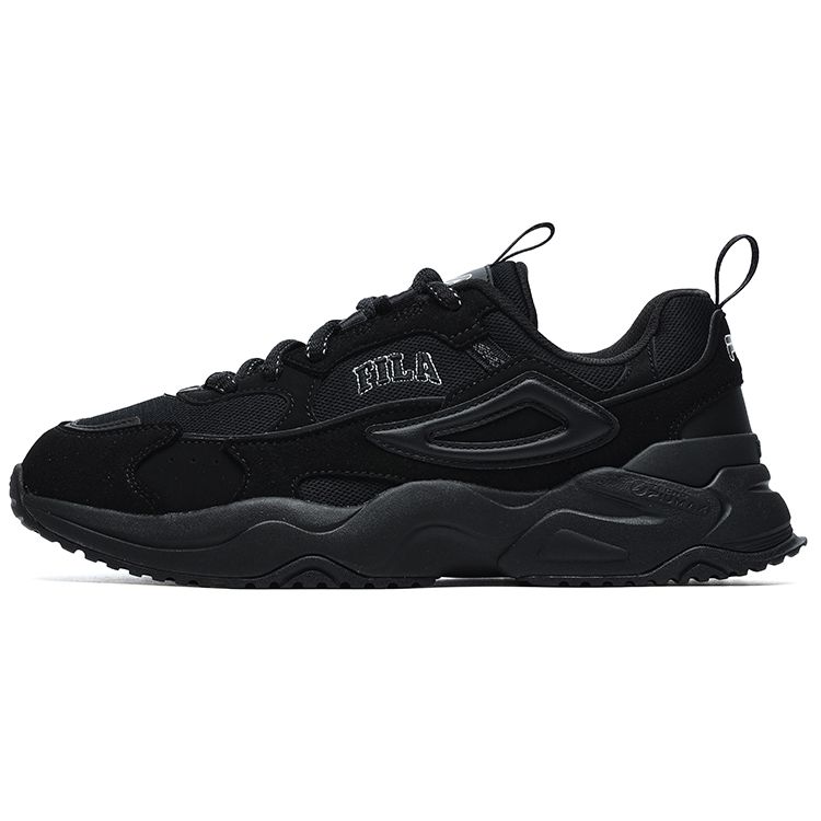 FILA Rayflide Fabric Synthetic Leather Comfortable Sports Low-Top Lifestyle Shoes Men sneaker Black F12M242121FBK