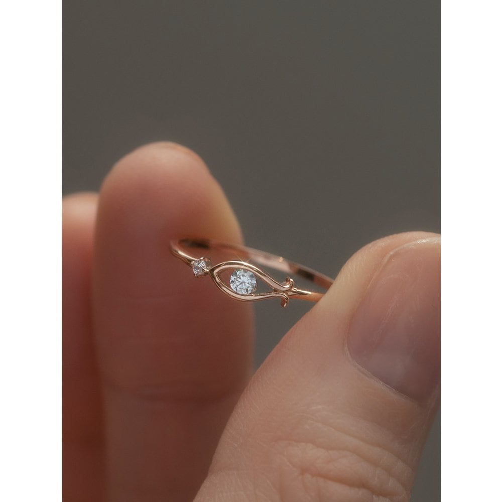 14K Rani Lucky Fish Ring W