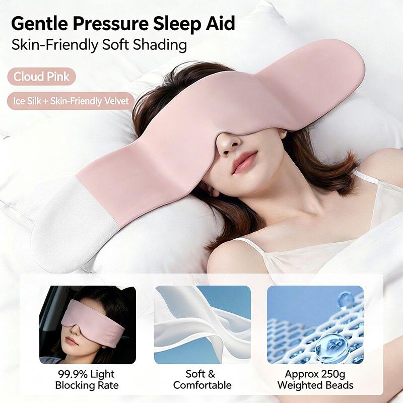 Technology Gravity Deep Sleep Eye Mask Sleep Relief Eye Fatigue Sleeping Shading Double-Sided Micro Pressure Gravity Eye Mask