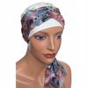 Turban Damski Wiosenny Lena Ecru-413 Chusta Miękka Także Po Chemioterapii