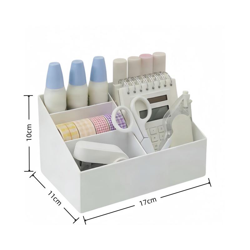 Transparent Desktop Drawer Storage Box - Stackable Organizer for Cosmetics & Stationery