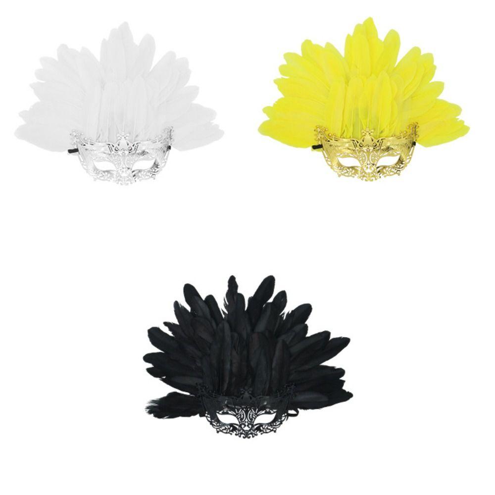 Novelty Feather Masquerade Mask Fashion Halloween Mask Carnival Headpiece  Stage Performance