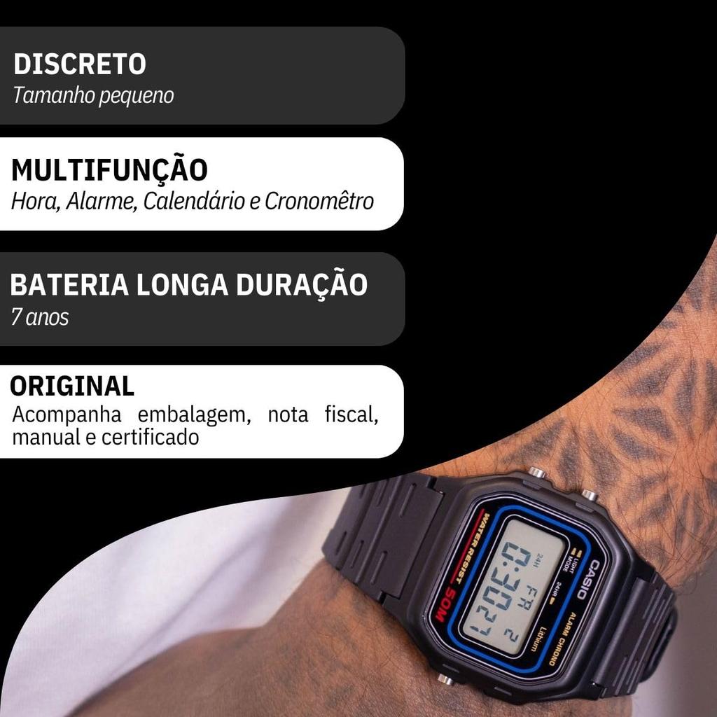 W59-1V Watch Casio CASIO Cheap Casio Chip Casio Black Digital Standard