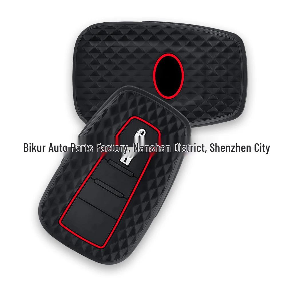 Compatible Silicone Key Case for Toyota Corolla, RAV4, Prado, 18-22 Camry, and CHR.
