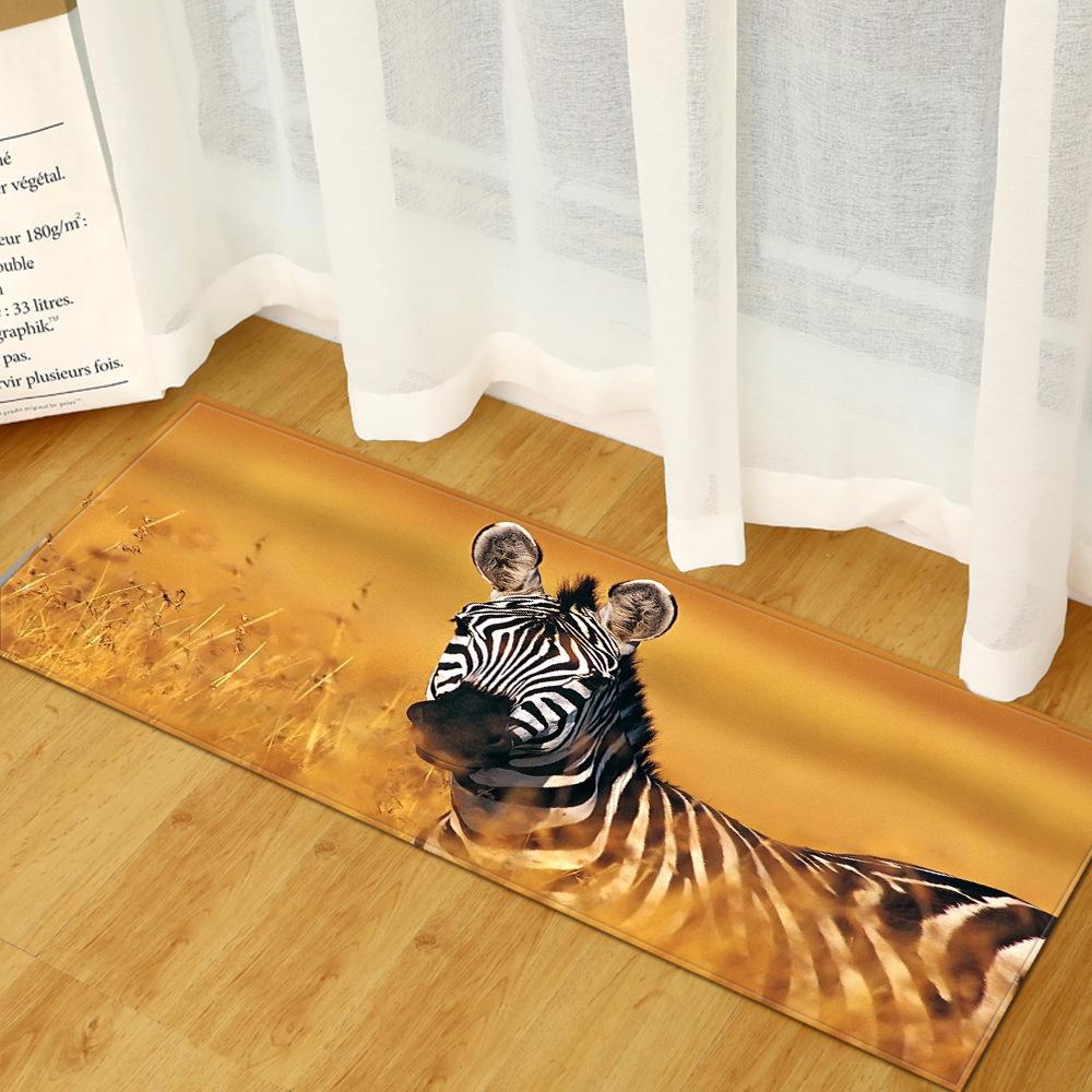 Animal Sand Wardrobe Shoe Cabinet Long Floor Mat