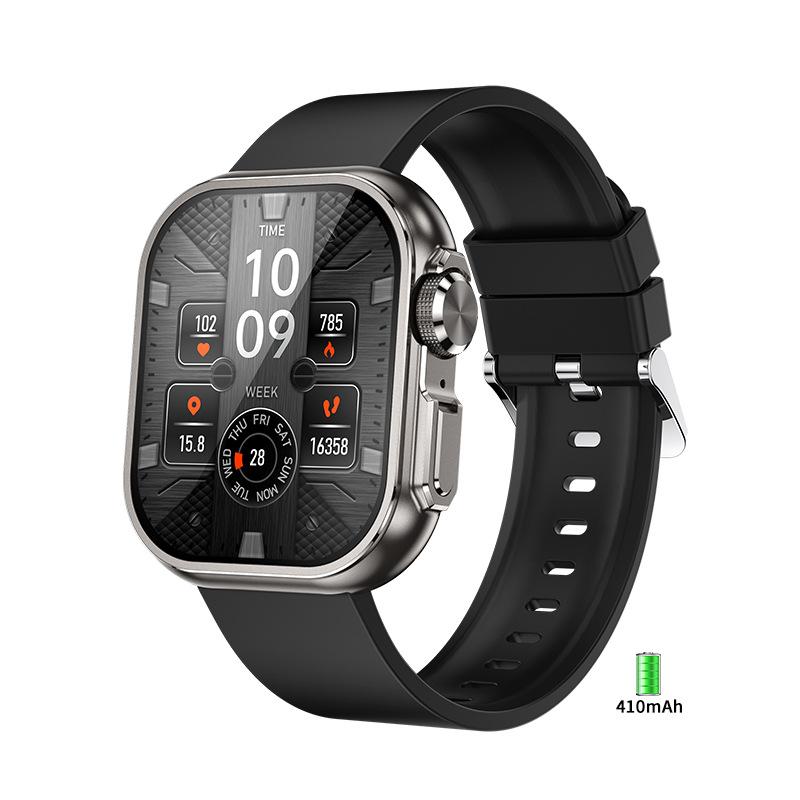 

Popular smart watch blood oxygen blood pressure health monitoring sports watch Bluetooth call information receiving watch чёрный