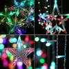 2.5M Christmas LED Lights Curtain String Lighting For Holiday Wedding Garland Party Decoration