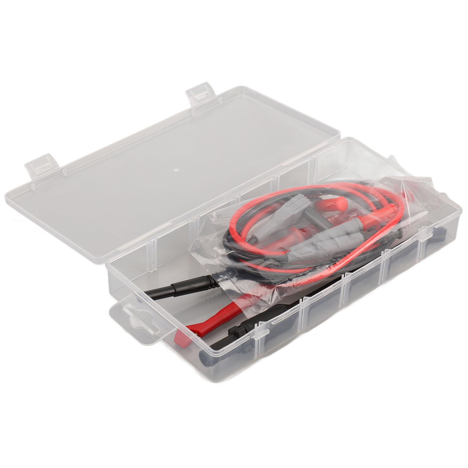 

Multimeter Test s Kit Brass PVC PA Durable Wearable 4mm Plug Accurate Reading Electronic Test