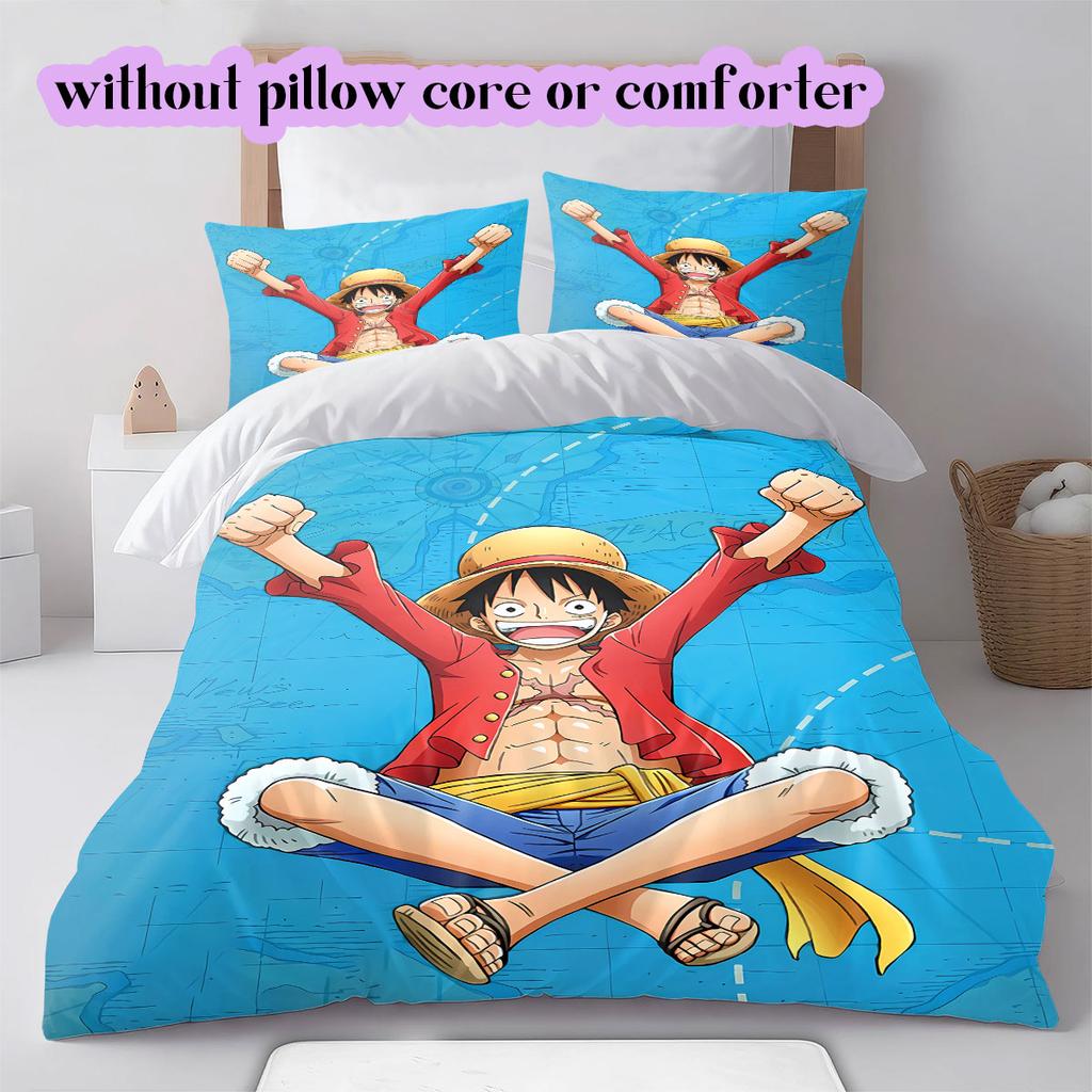 OnePiece Character Soft and Comfortable Duvet Cover, Children's Bedding Set Gift, Extra Large Size, Various Sizes Available