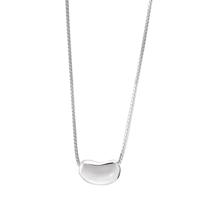 Buy S925 silver acacia bean necklace 
