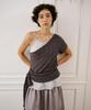 OURO Summer Diagonal Top [ Charcoal ]