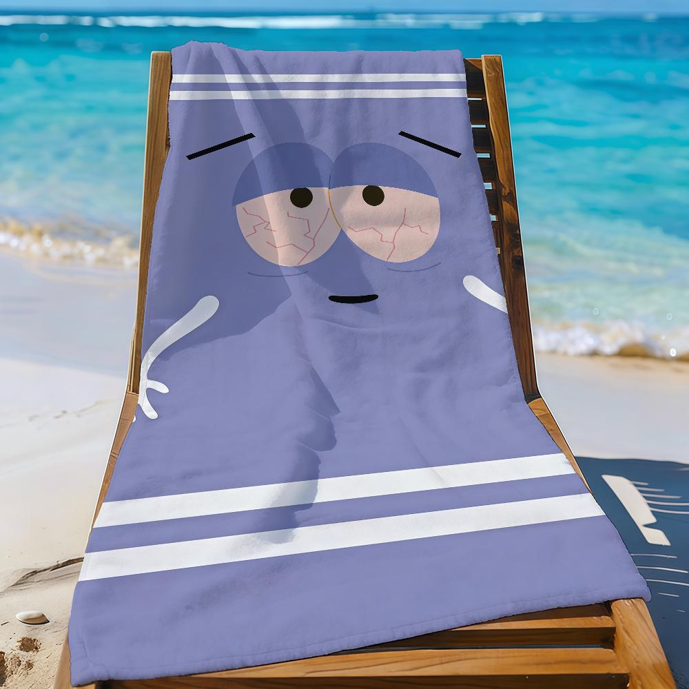 Funny T-Towelie Cartoon Towel Sports Quick Dry Travel Camping Gear Sandproof Soft Light Large Beach Towel