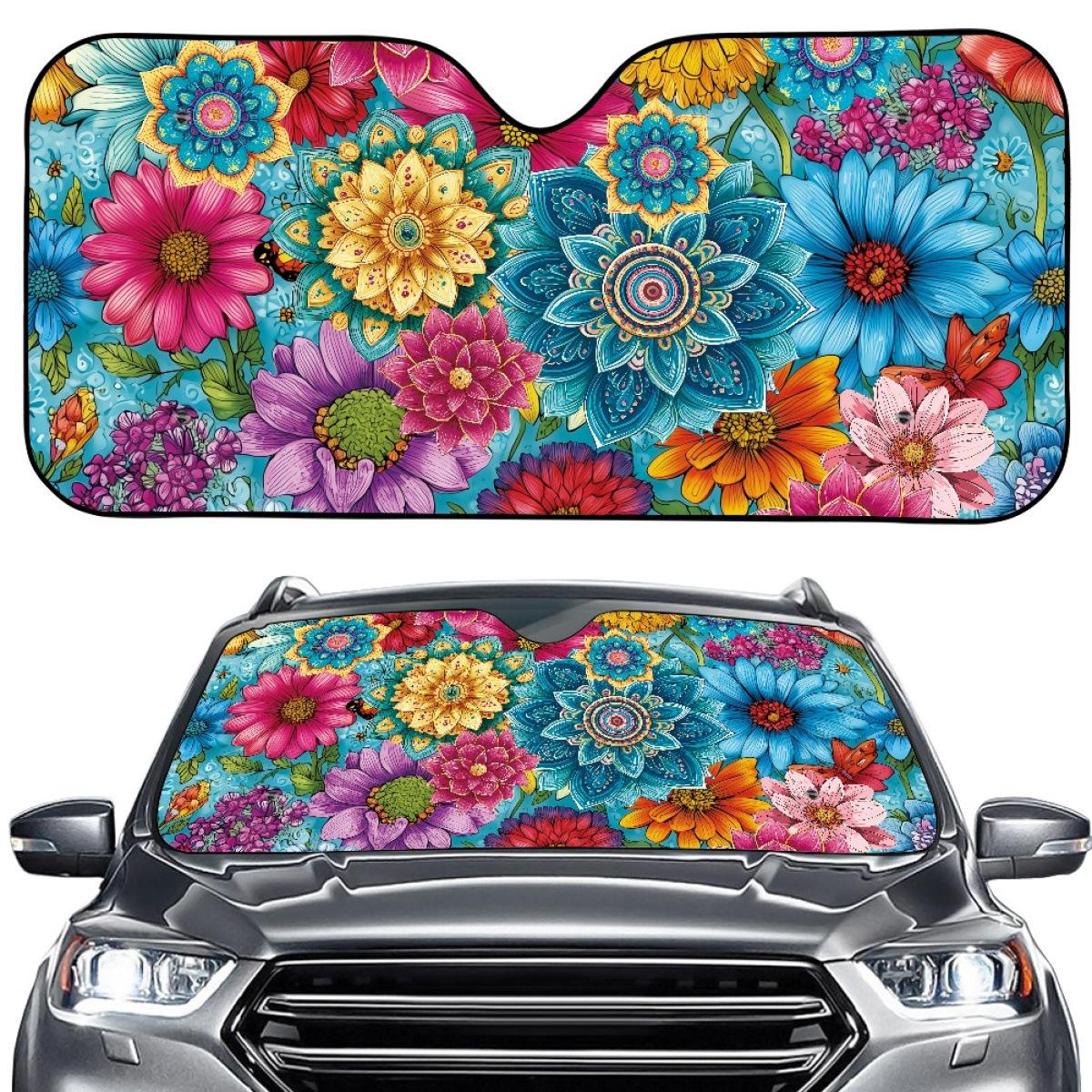 Universal Foldable Aluminum Sunshade for Car Windshield - Lightweight, Sun Protection One Size