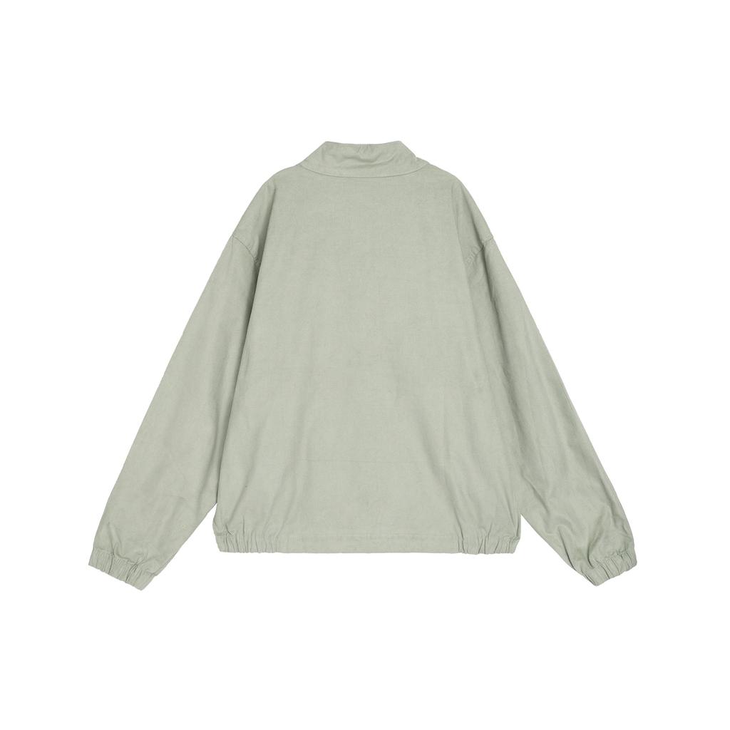 Nike Logo Print Solid Woven Long Sleeve Jacket Men Jackets Emerald-Horizon FZ0632-370