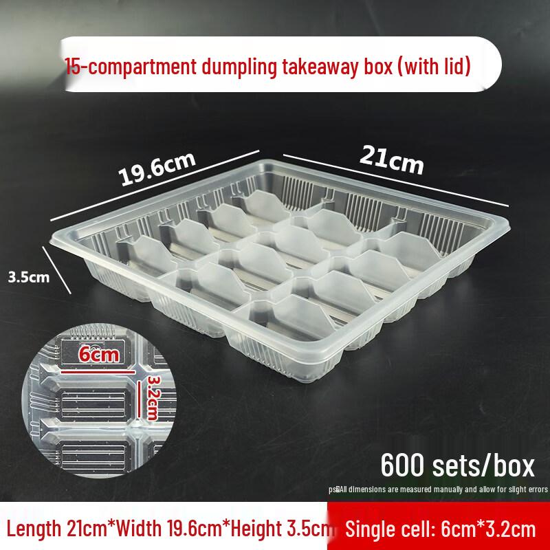 Yangge Einweg-Knödel-Takeout-Behälter mit Deckeln