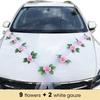Car Wedding Arrangement Artificial Flower Car Headflower Wedding Car Flower Wedding Supplies