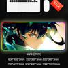 dan heng Mouse Pad RGB Gaming Mousepad Big LED Pad PC Desk Mat Luminous Mouse Pad Large Keyboard Mats Table Rug With Backlit