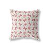 Snowflake Christmas Theme Printing Pattern Polyester Cushion Cover Home Living Room Sofa Decoration Square Pillow Pillow Cover