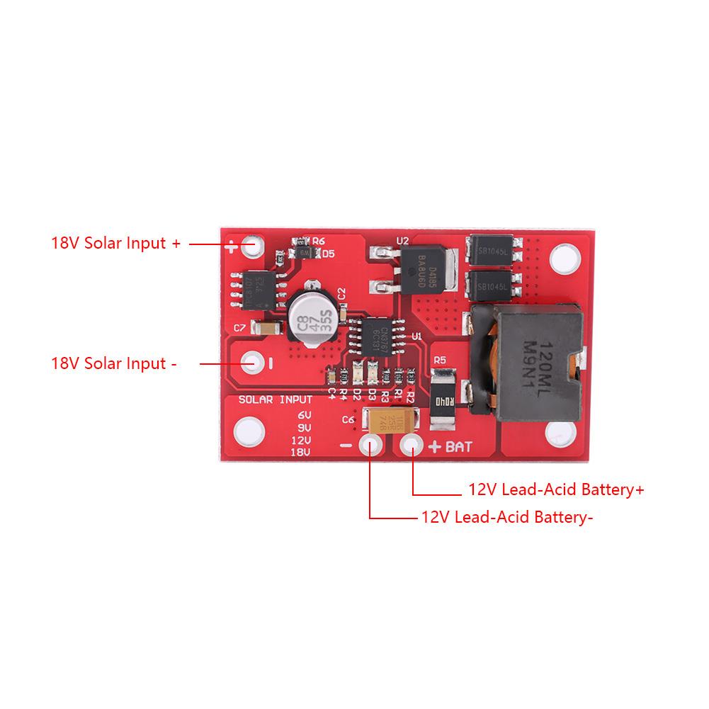 Charging Module 3A Controller Charging Module MPPT Solar Panel Controller Charging Module for 12V  Acid Battery  3A