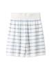 Gelato Pique Smoothie Striped Shorts PWNP242010 Blue Women's