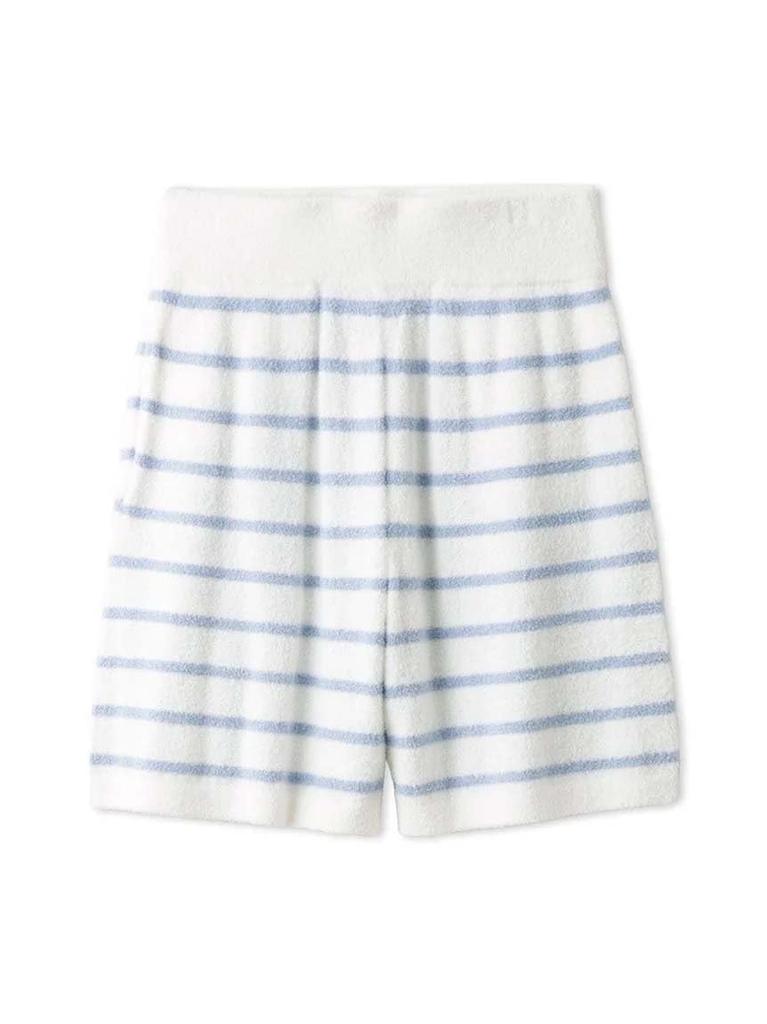 Gelato Pique Smoothie Striped Shorts PWNP242010 Blue Women's