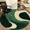 1pc Wave Flow Office Round Area Rug, Indoor Mat Suitable For Office, Under Office Chairs Bedroom Living Room Home Decor, Room Deco