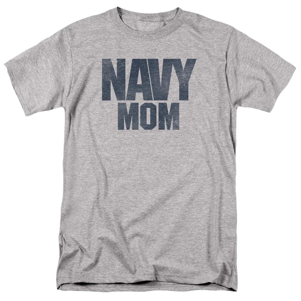 

Navy Navy Mom Mens T Shirt Athletic Heather Officially Licensed L
