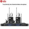 Huido HDQ-6603 Professional True Diversity Wireless Lavalier Microphone System (CN version)