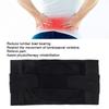 Breathable Adjustable Waistband Sports Fitness Waist Abdomen Support Correction Fixing BeltL Black