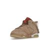 Travis Scott x Air Jordan 6 Retro TD British Khaki Buty dla niemowląt Tan Sail Bright-Crimson DH0692-200