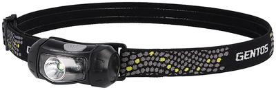 GENTOS LED AA Battery 120 Red Black CP-195DB Headlamp, Operated, Lumens, Waterproof, Outdoor, Emergency, Sub-LED,